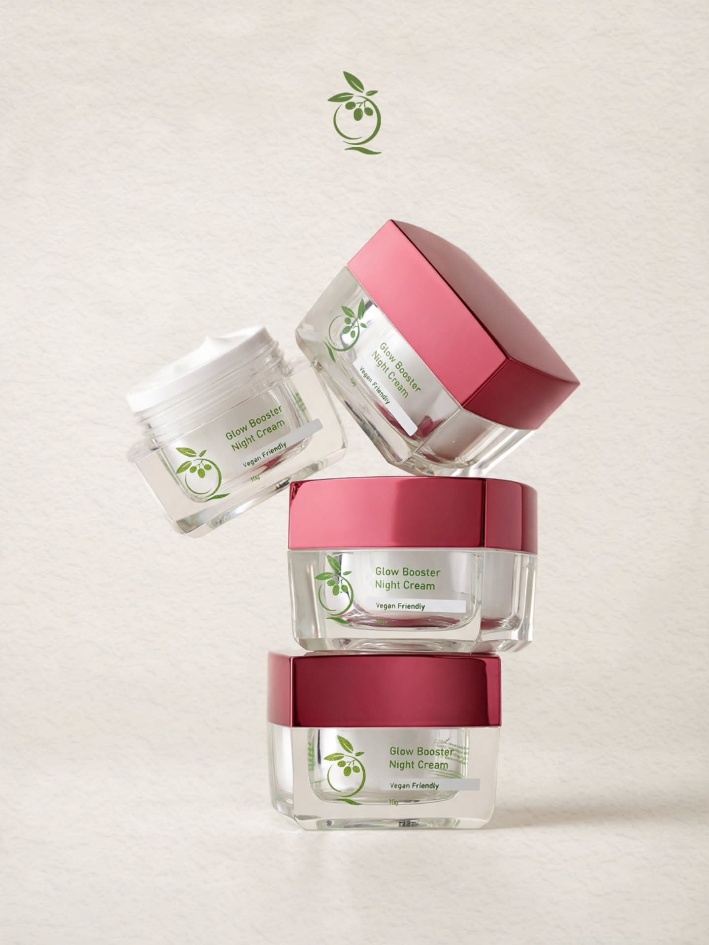 Glow Booster Night Cream, lifestyle photo