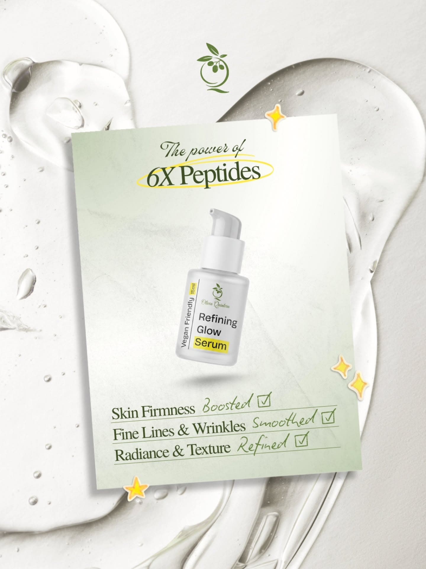 Refining Glow Serum, infografis