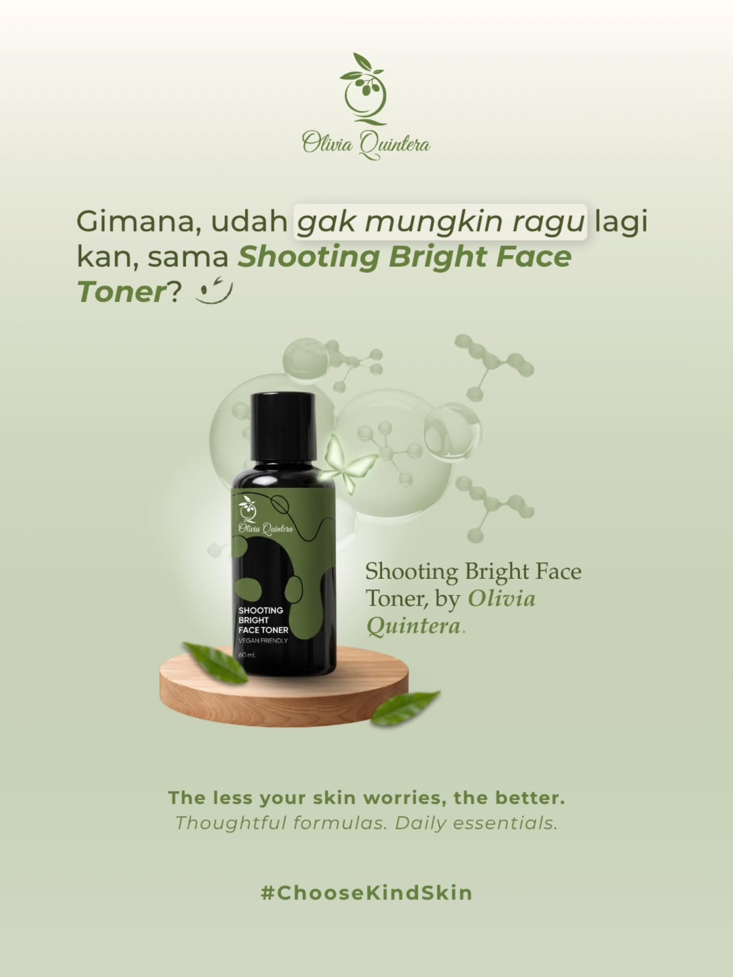 Shooting Bright Face Toner, infographic